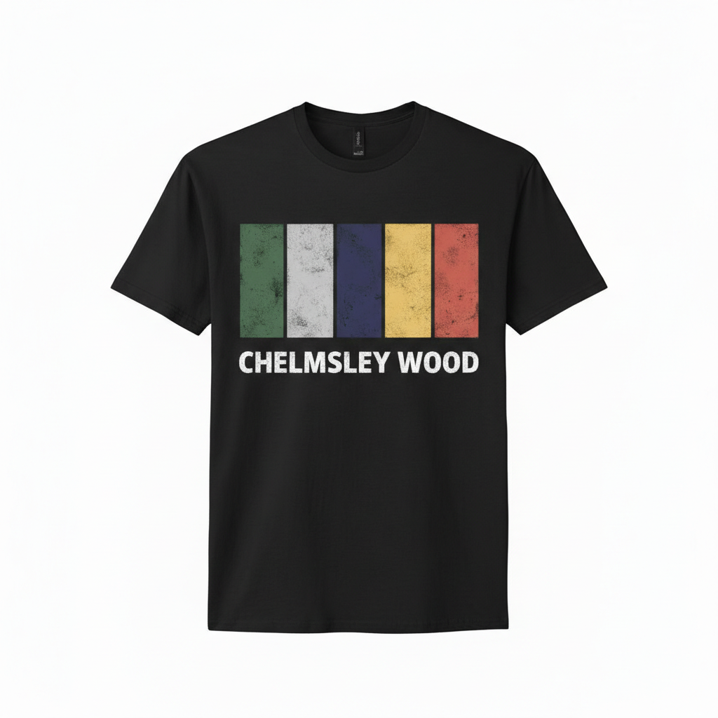 Chelmsley Wood - T-Shirt - Colour Block Design