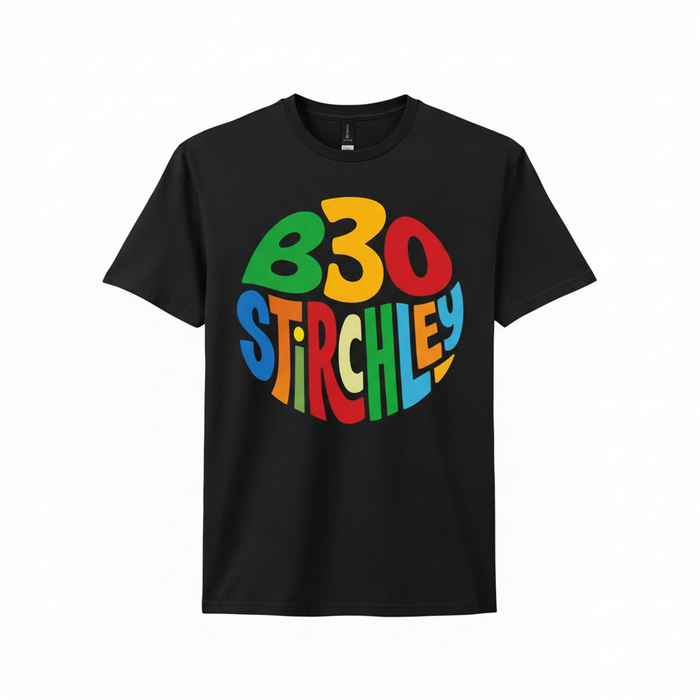 Stirchley - T-Shirt - Colour Burst Design