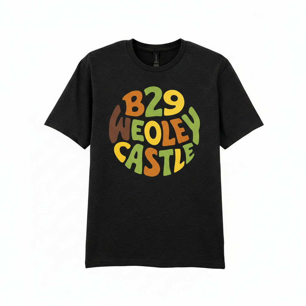 Weoley Castle - T-Shirt - Colour Burst Design