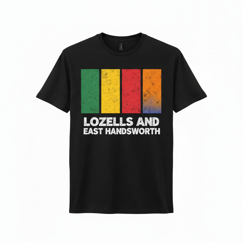 Lozells and East Handsworth - T-Shirt - Colour block Design
