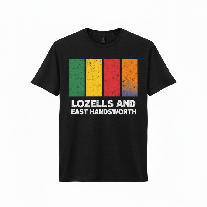 Lozells and East Handsworth - T-Shirt - Colour block Design