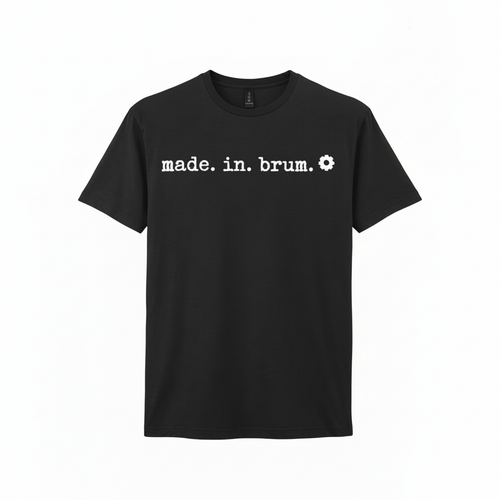Birmingham - T-Shirt  - Made in Brum - Stamped Type Tee