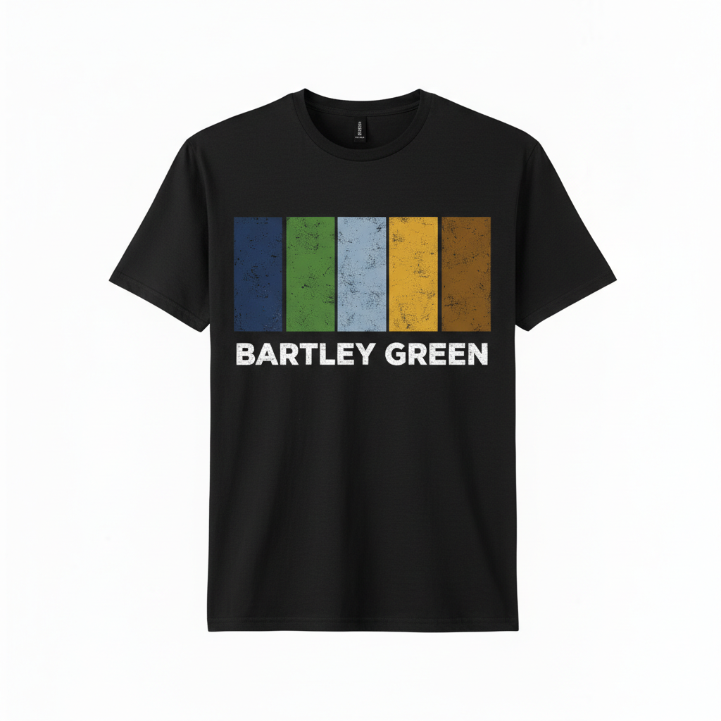 Bartley Green - T-Shirt - Colour Block Design