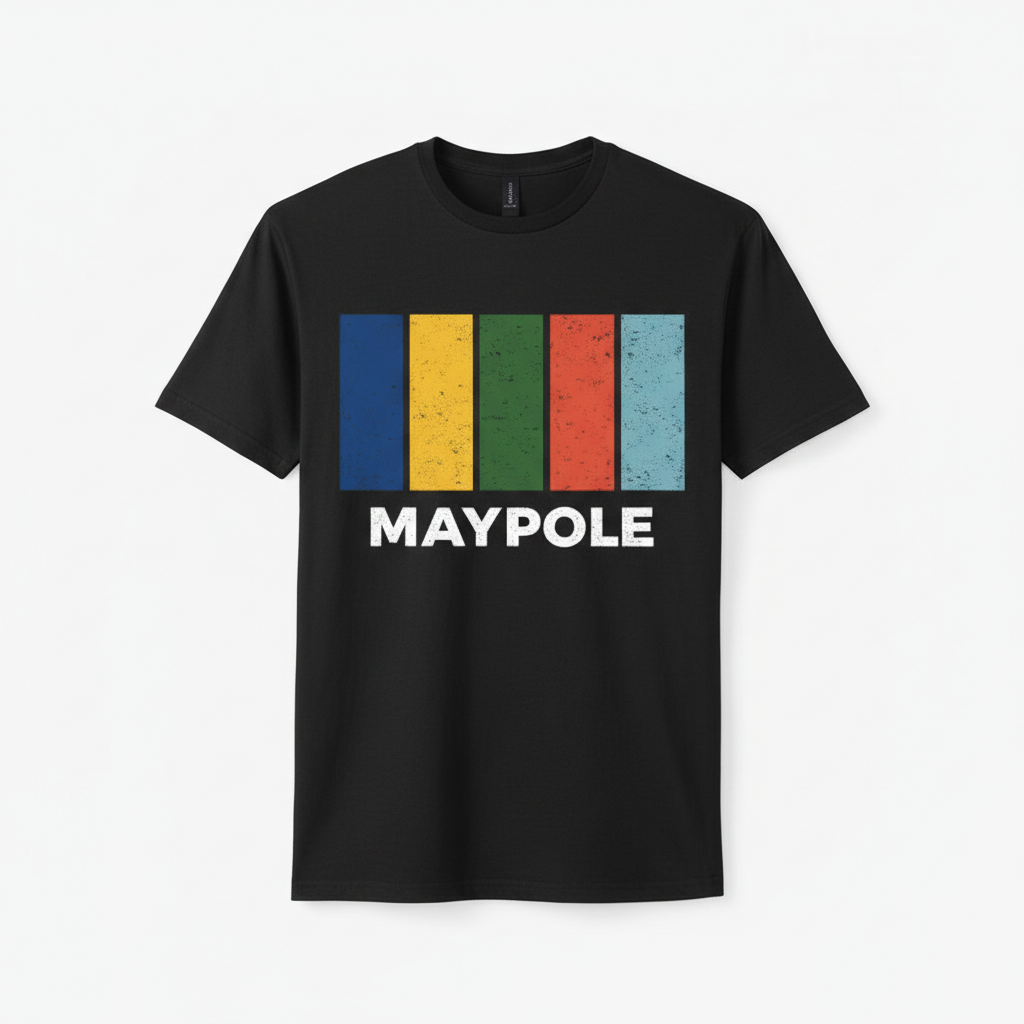 Maypole - T-Shirt - Colour Block Design