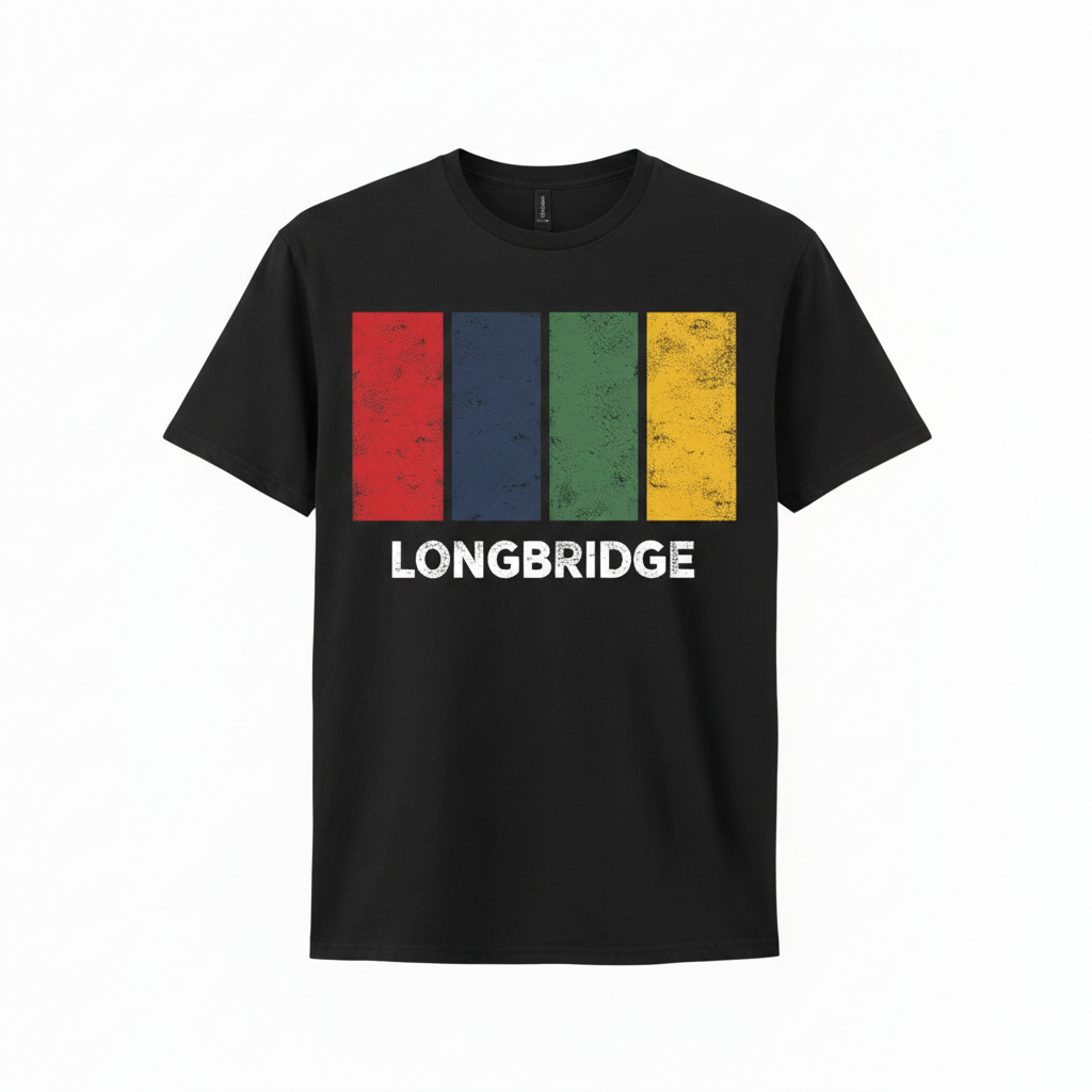 Longbridge - T-Shirt - Colour Block Design