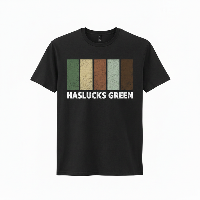 Haslucks Green - T-Shirt - Colour Block Design