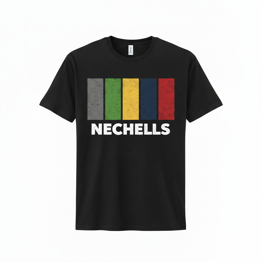Nechells - T-Shirt - Colour Block Design