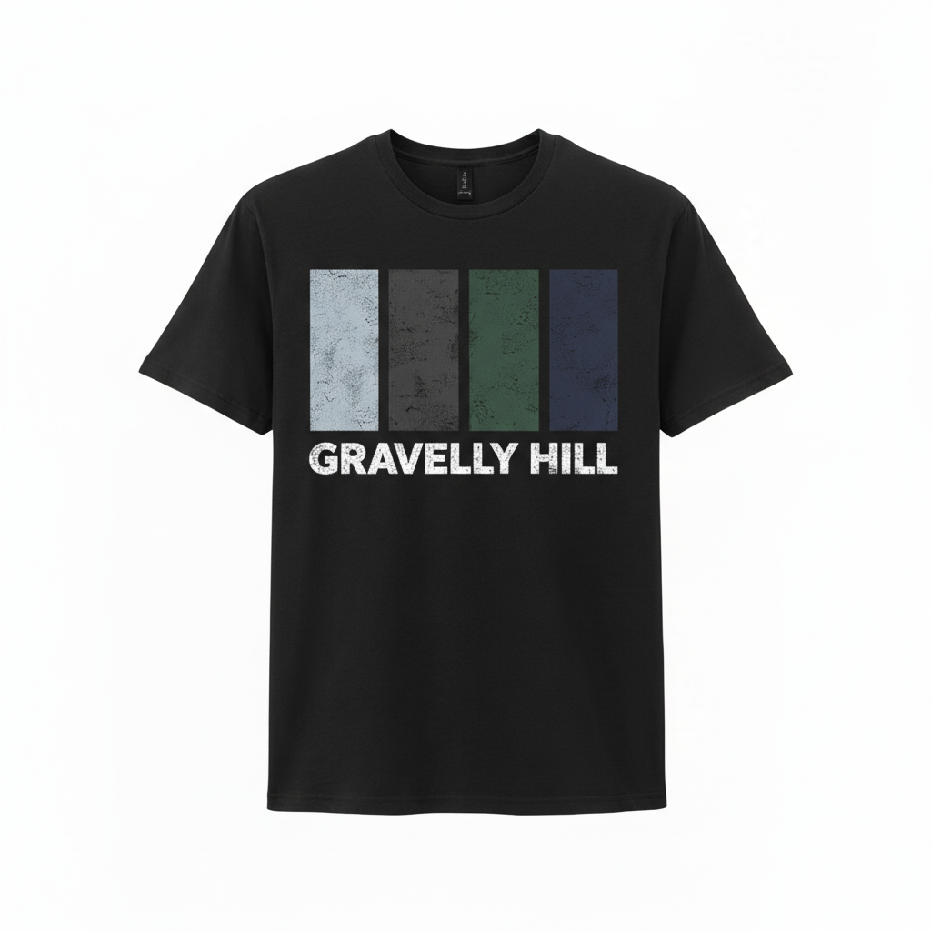Gravelly Hill - T-Shirt - Colour Block Design