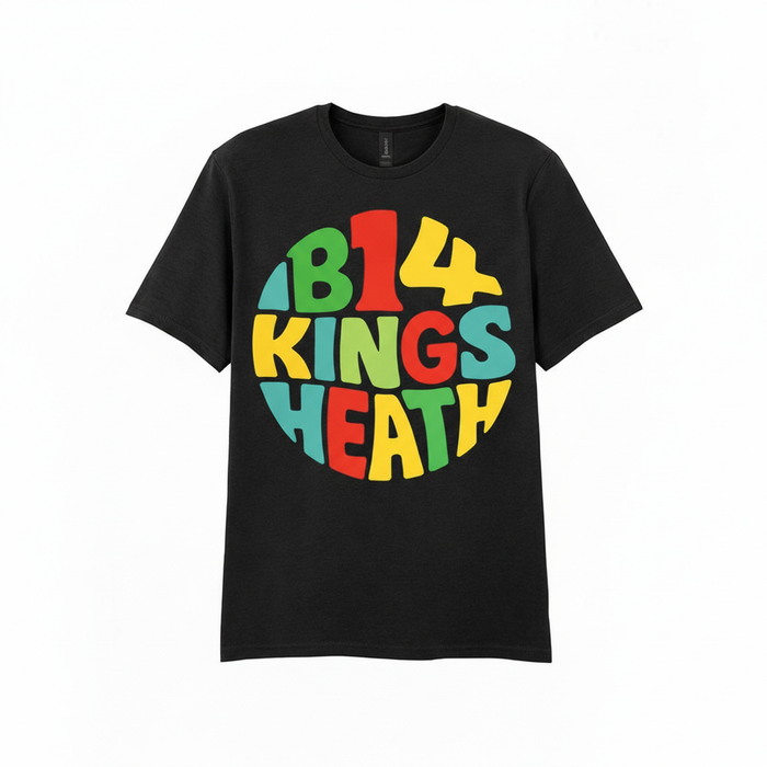 Kings Heath - T-Shirt - Colour Burst Design