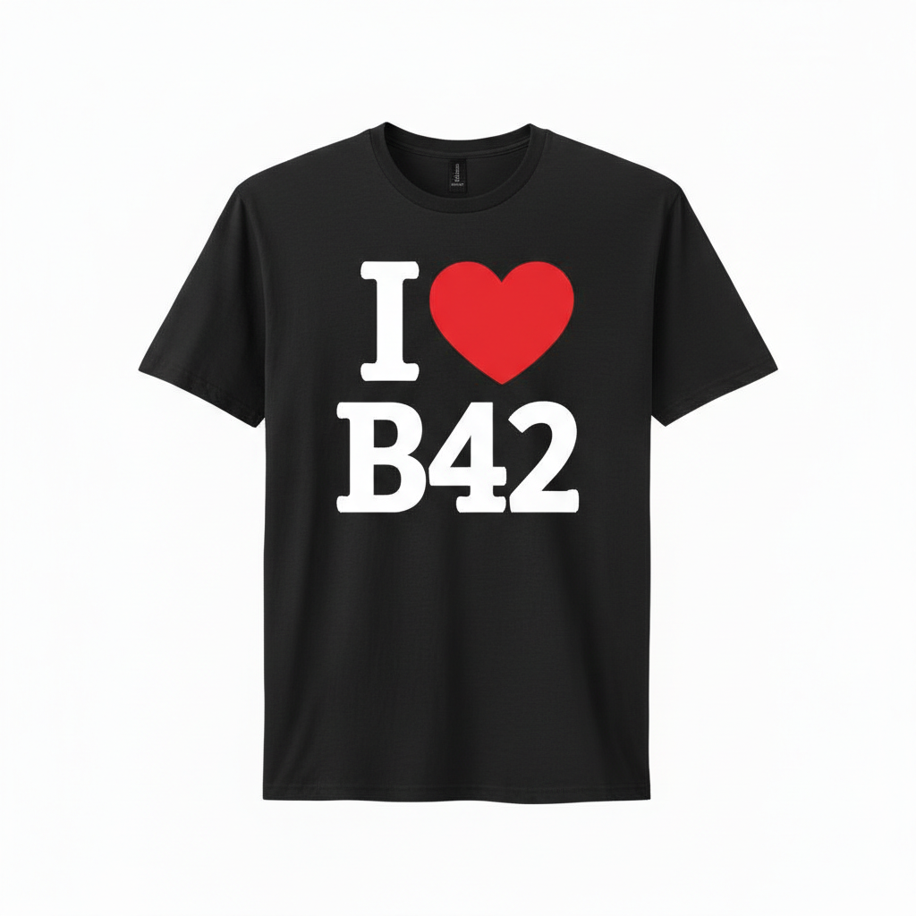 Hamstead - T-Shirt - I Heart B42 Design