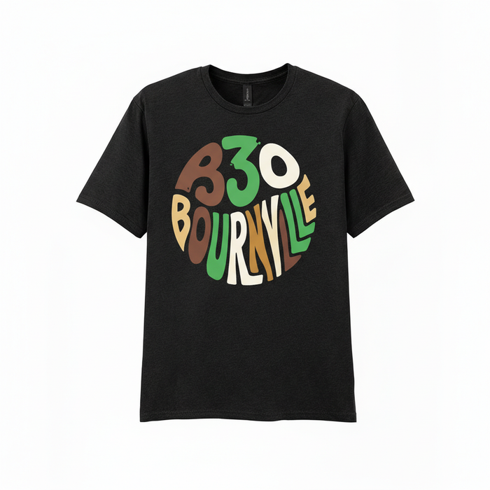 Bournville - T-Shirt - Colour Burst Design