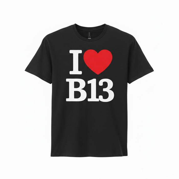 Moseley - T-Shirt - I heart B13 Design