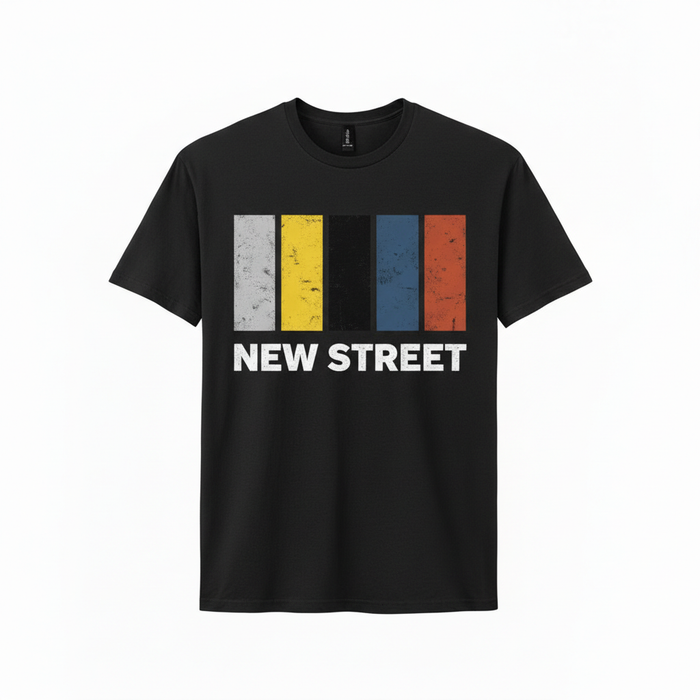 New Street - T-Shirt - Colour Block Design