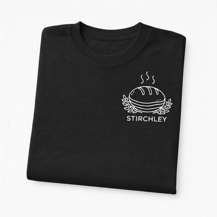 Stirchley - T-Shirt - Minimal Line Icon Design - Loaf of Bread