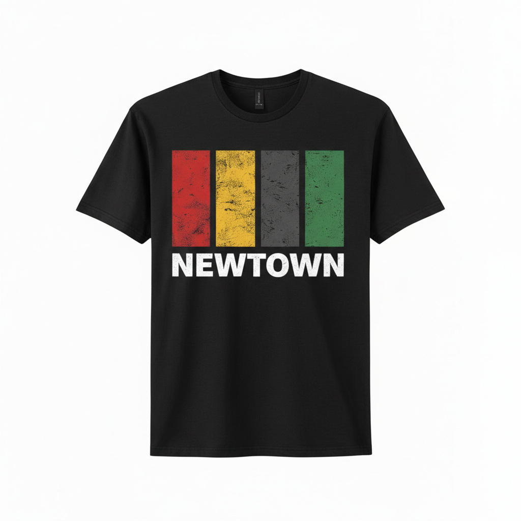 Newtown - T-Shirt - Colour Block Design