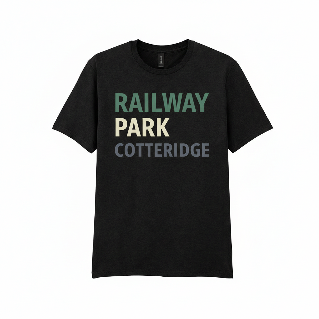 Cotteridge - T-Shirt - Minimal Type Stack Design