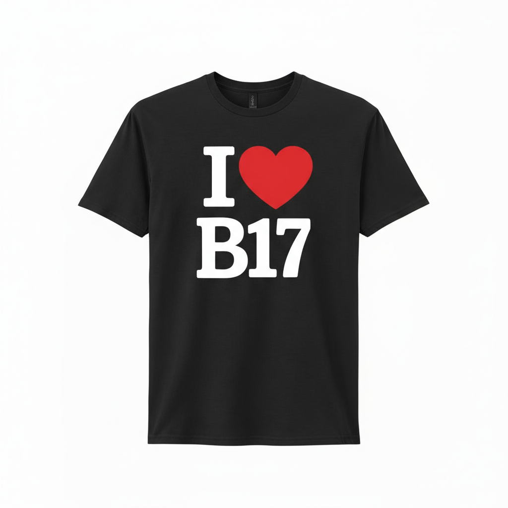 Harborne - T-Shirt - I heart B17 Design