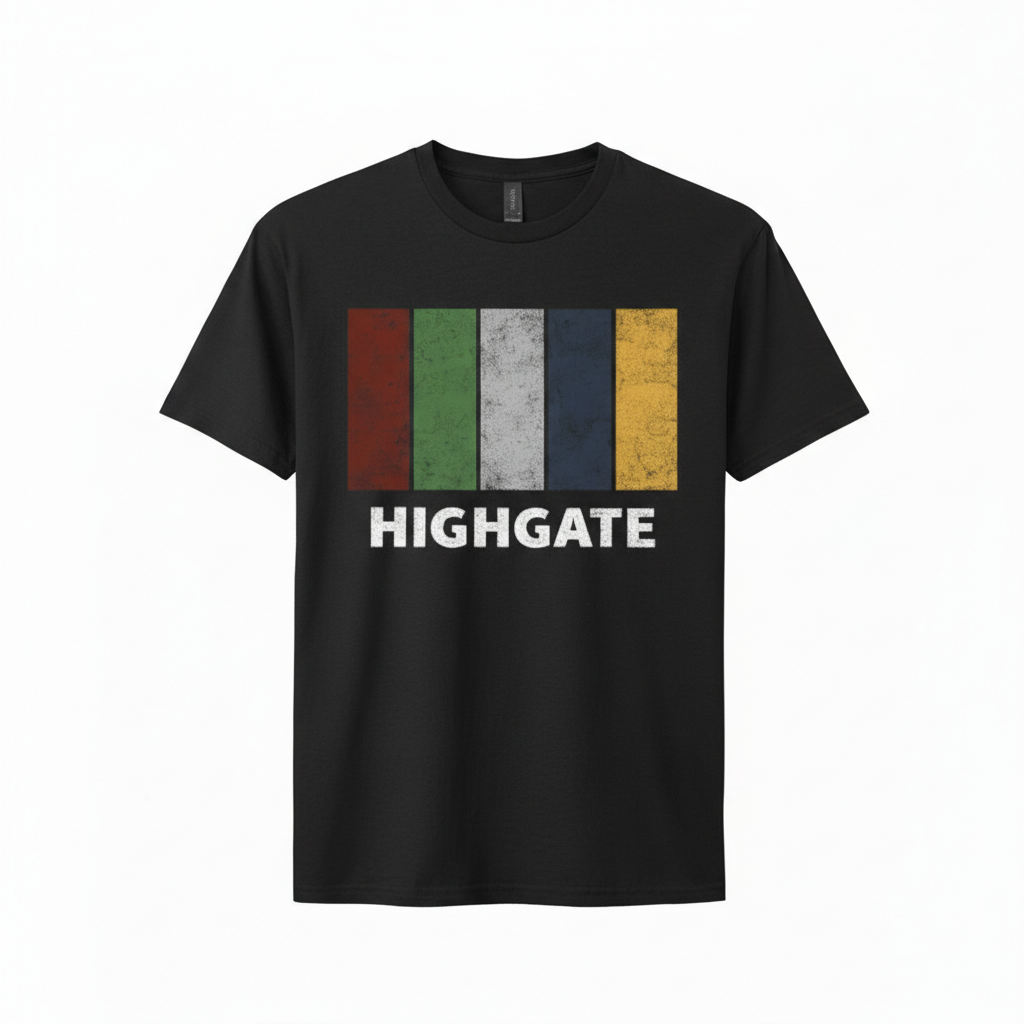 Highgate - T-Shirt - Colour Block Design