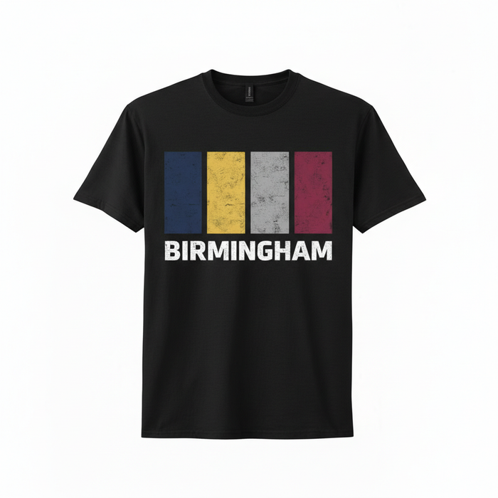 Birmingham - T-Shirt - Colour Block Design