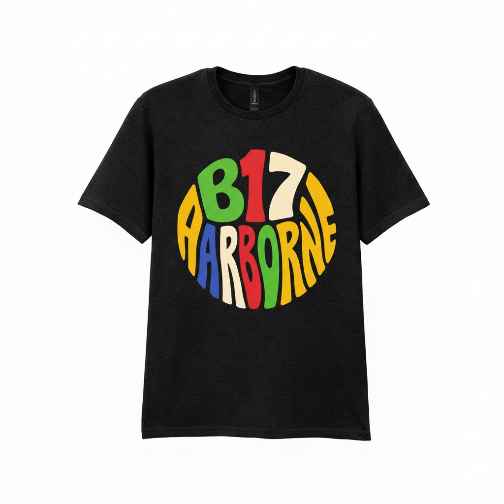 Harborne - T-Shirt - Colour Burst Design