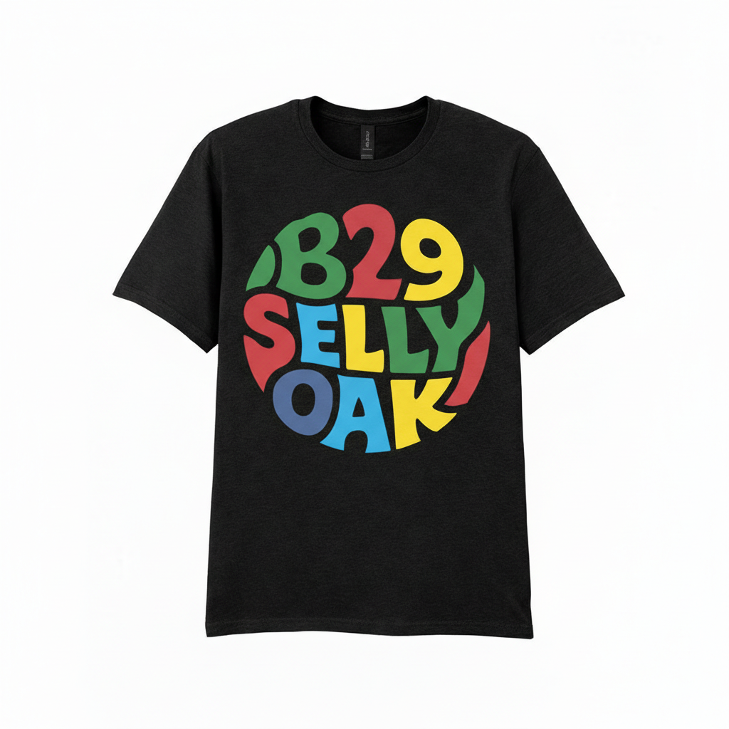 Selly Oak - T-Shirt - Colour Burst Design
