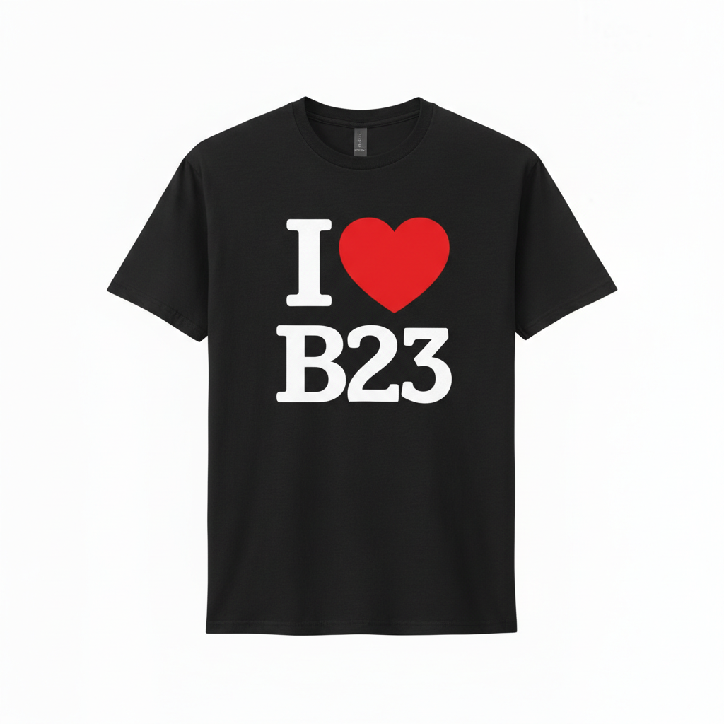 Erdington - T-Shirt - I Heart B23 Design