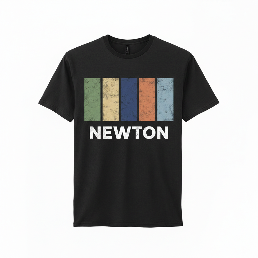 Newton - T-Shirt - Colour Block Design