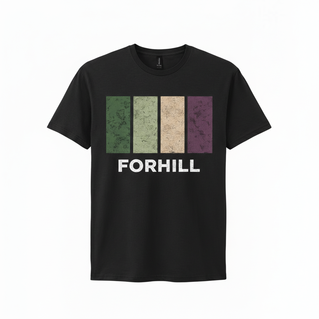 Forhill - T-Shirt - Colour Block Design