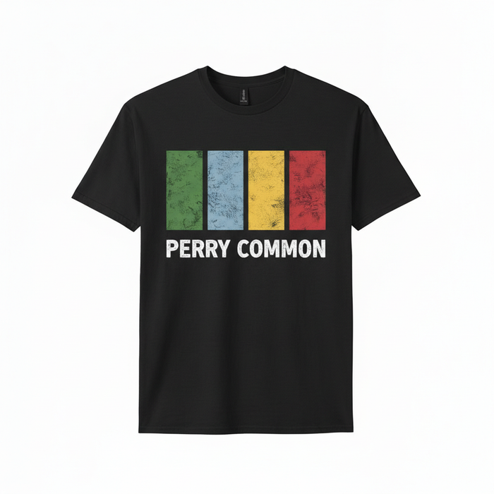 Perry Common - T-Shirt - Colour Block Design
