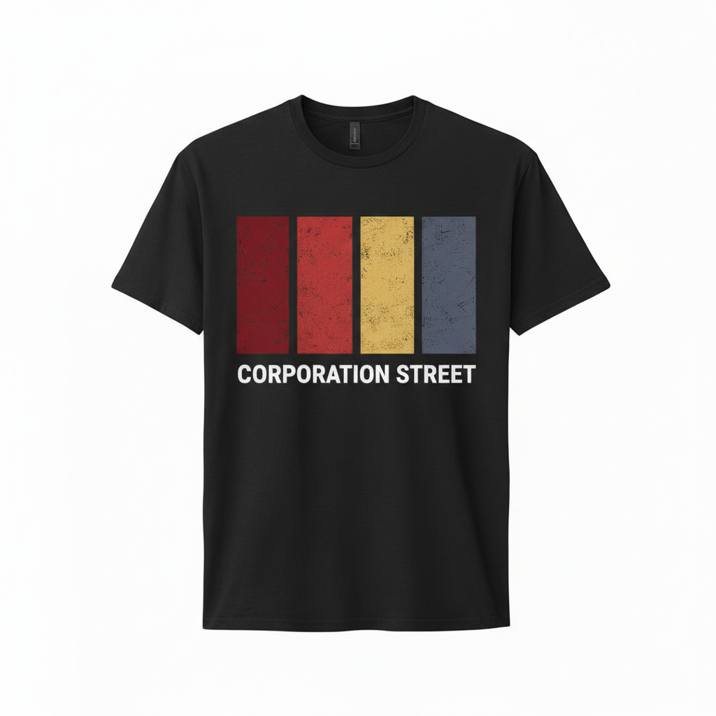 Corporation Street  - T-Shirt - Colour Block Design