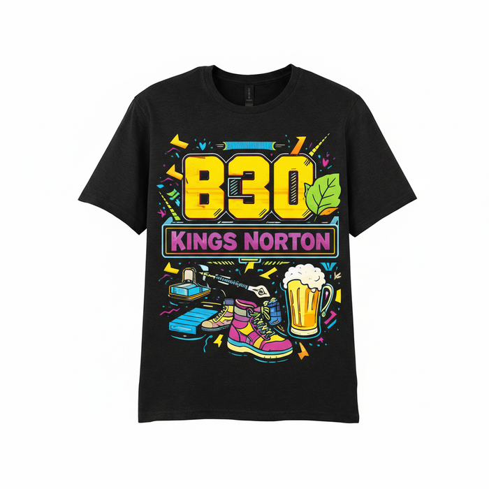 Kings Norton - T-Shirt - Playful Neon Vibe Design
