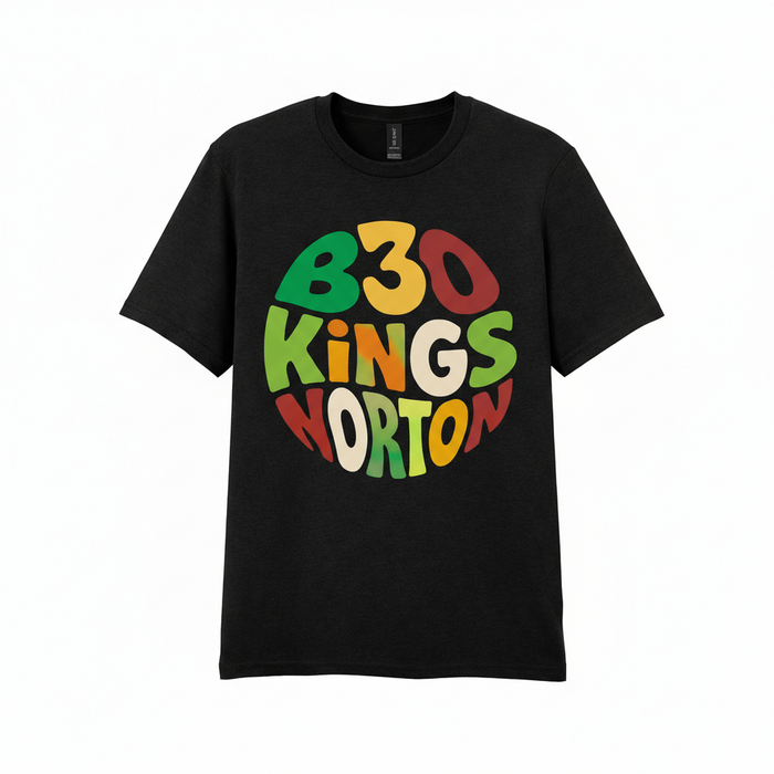 Kings Norton - T-Shirt - Colour Burst Design