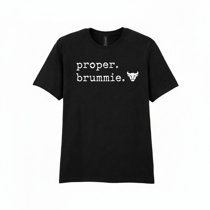 Birmingham - T-Shirt - Proper Brummie - Stamped Type