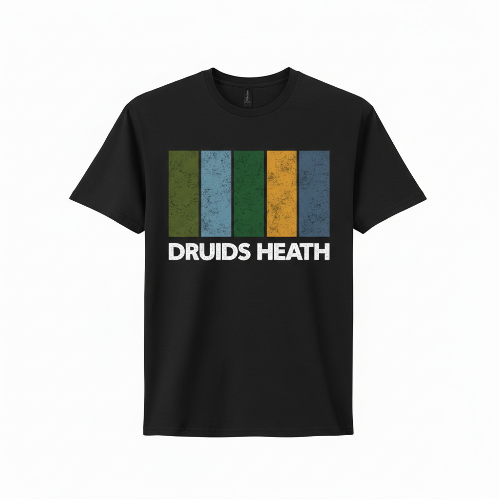Druids Heath - T-Shirt - Colour Block Design