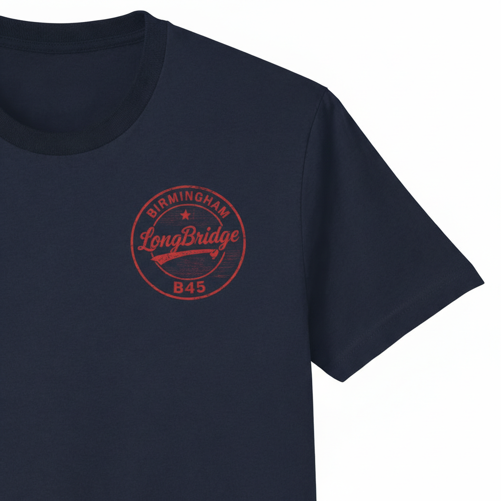 Longbridge - T-Shirt - B45 Vintage Stamp Design