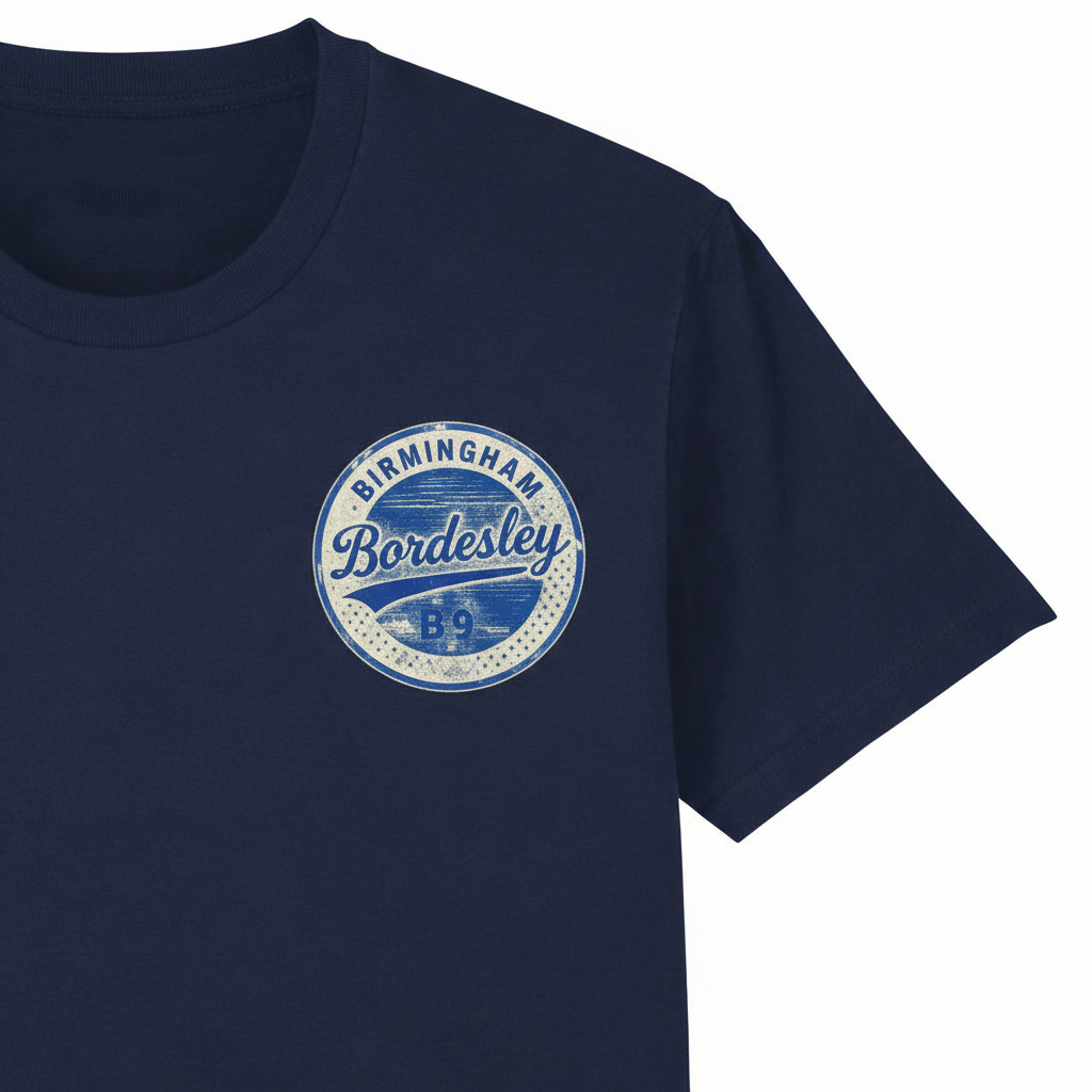 Bordesley - T-Shirt - B9 Vintage Stamp Design