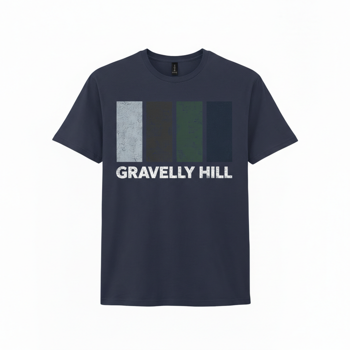 Gravelly Hill - T-Shirt - Colour Block Design
