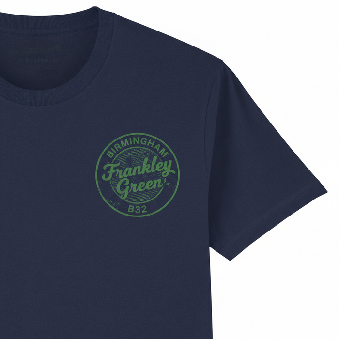 Frankley Green - T-Shirt - B32 Vintage Stamp Design