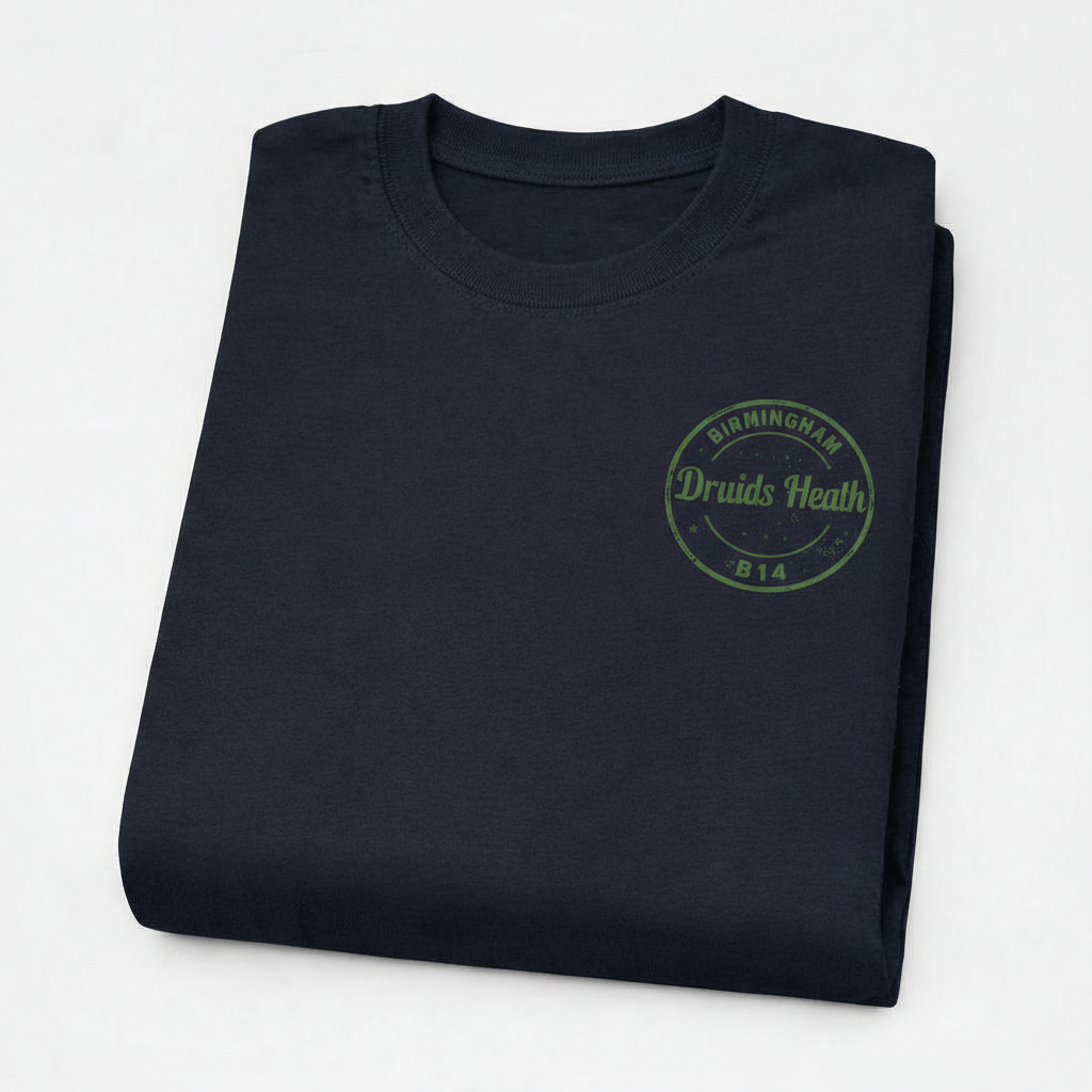 Druids Heath - T-Shirt - B14 Vintage Stamp Design