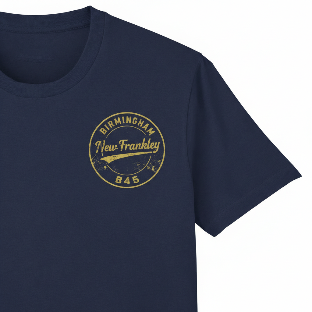 New Frankley - T-Shirt - B45 Vintage Stamp Design