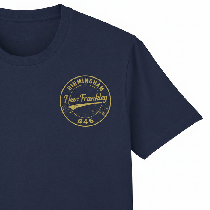 New Frankley - T-Shirt - B45 Vintage Stamp Design