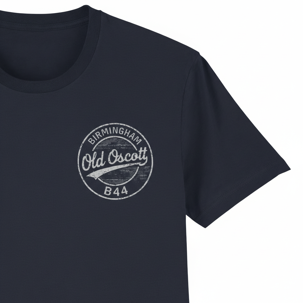Old Oscott - T-Shirt - B44 Vintage Stamp Design