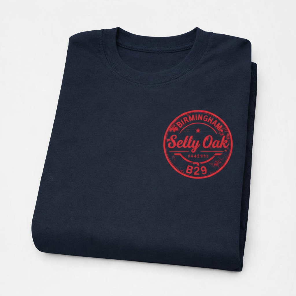 Selly Oak - T-Shirt - B29 Vintage Stamp Design