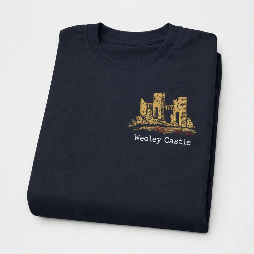 Weoley Castle - T-Shirt - Bold Indie Design - Castle