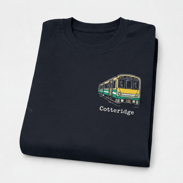 Cotteridge - T-Shirt - Minimal Cool Design - Train