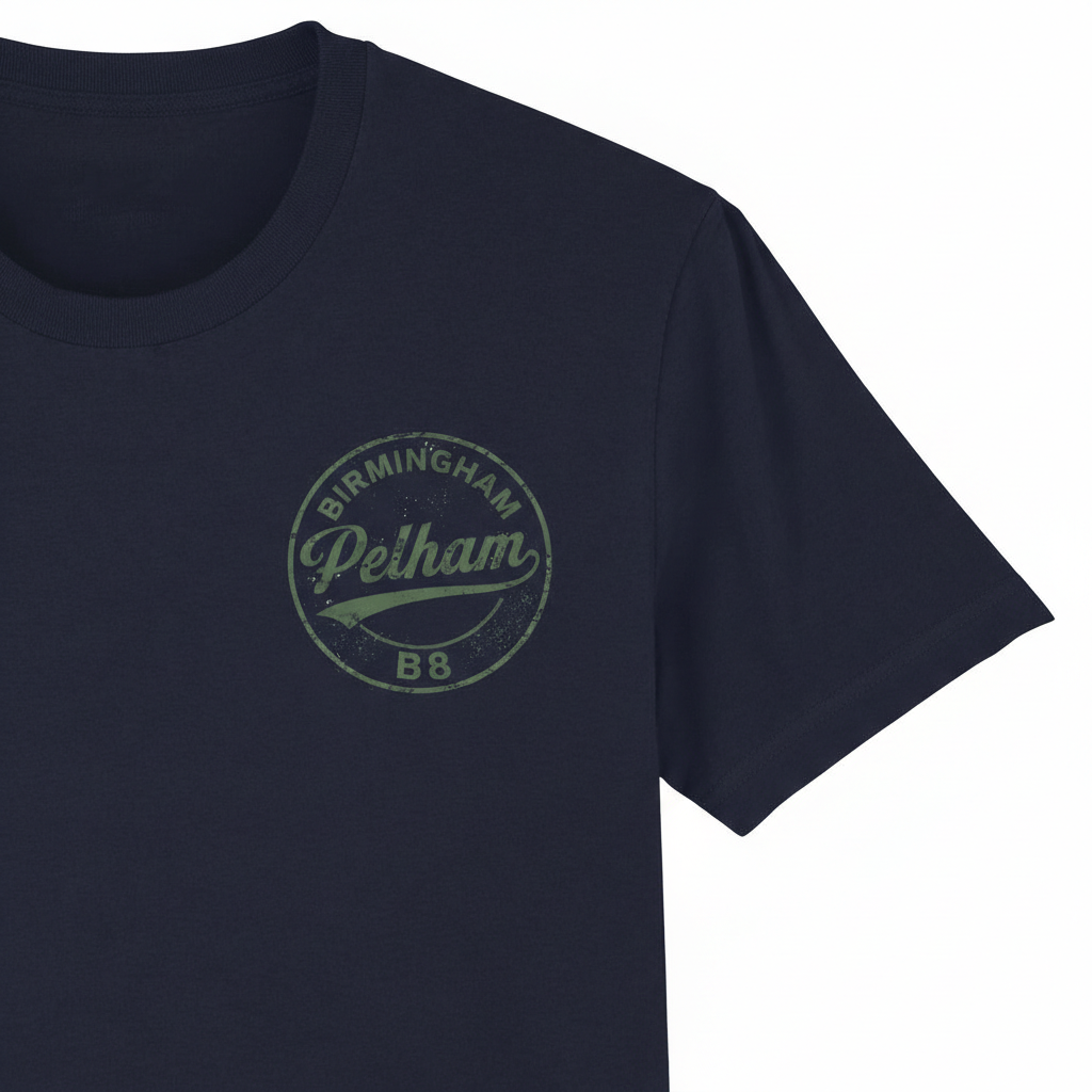Pelham - T-Shirt - B8 Vintage Stamp Design