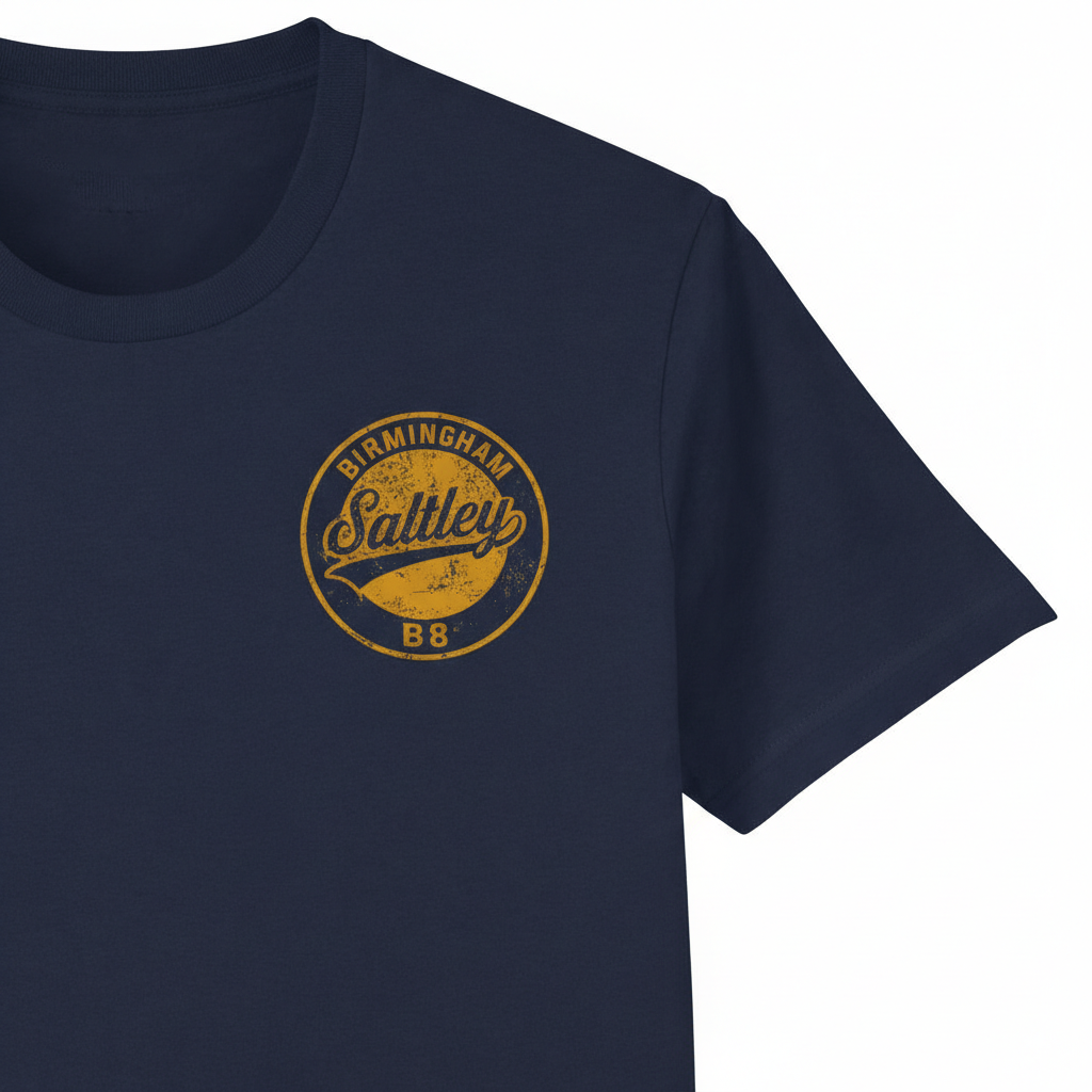 Saltley - T-Shirt - B8 Vintage Stamp Design