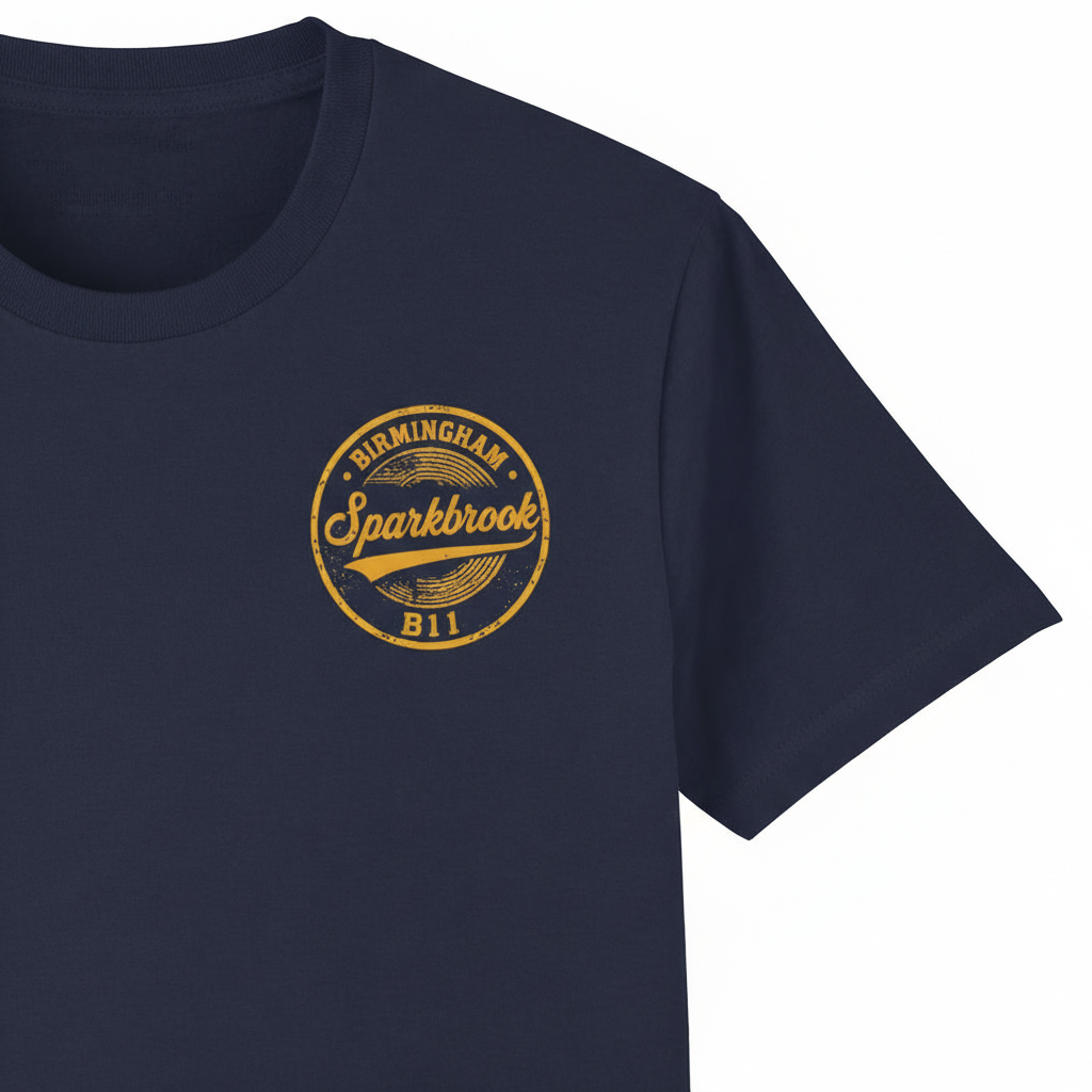 Sparkbrook - T-Shirt - B11 Vintage Stamp Design