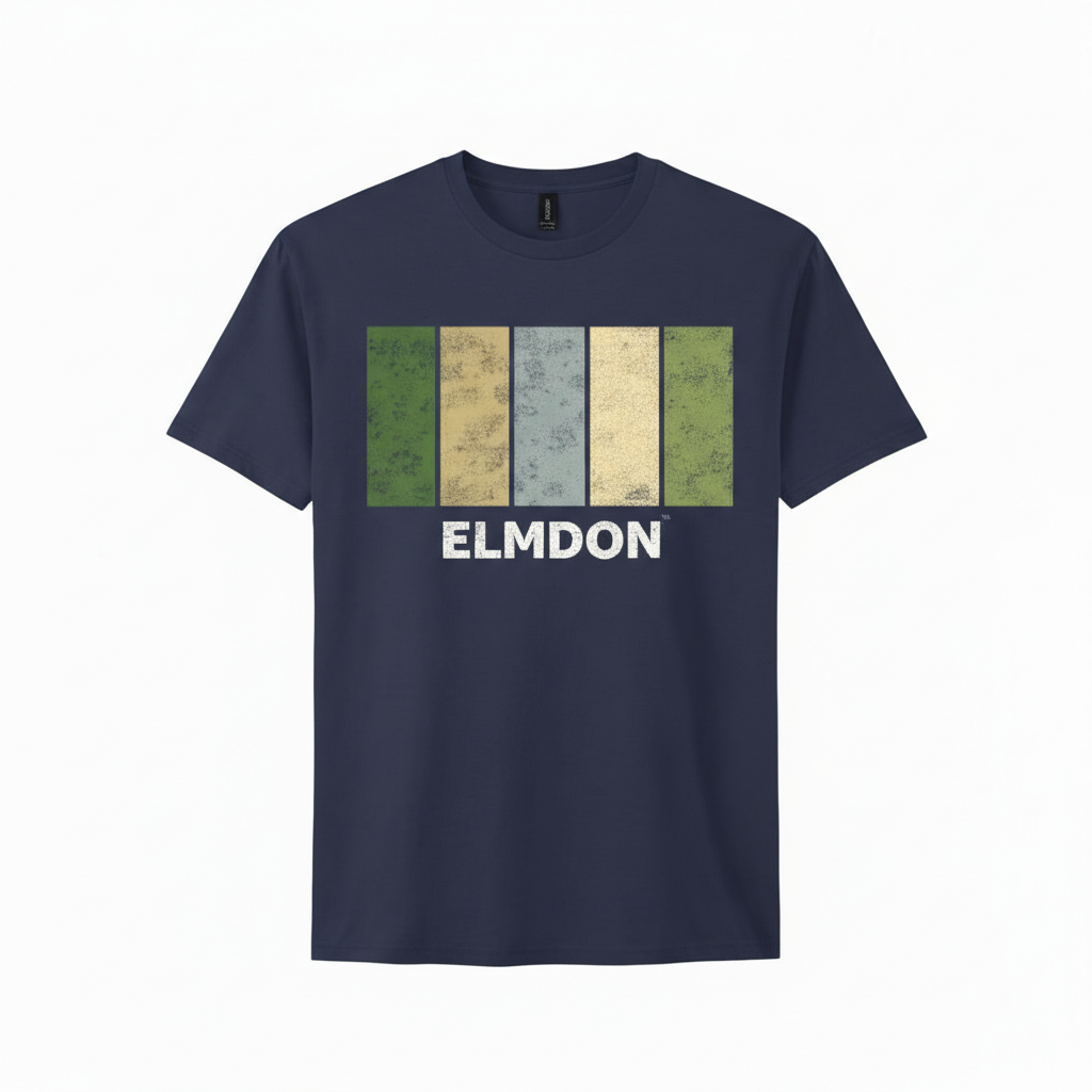 Elmdon - T-Shirt - Colour Block Design