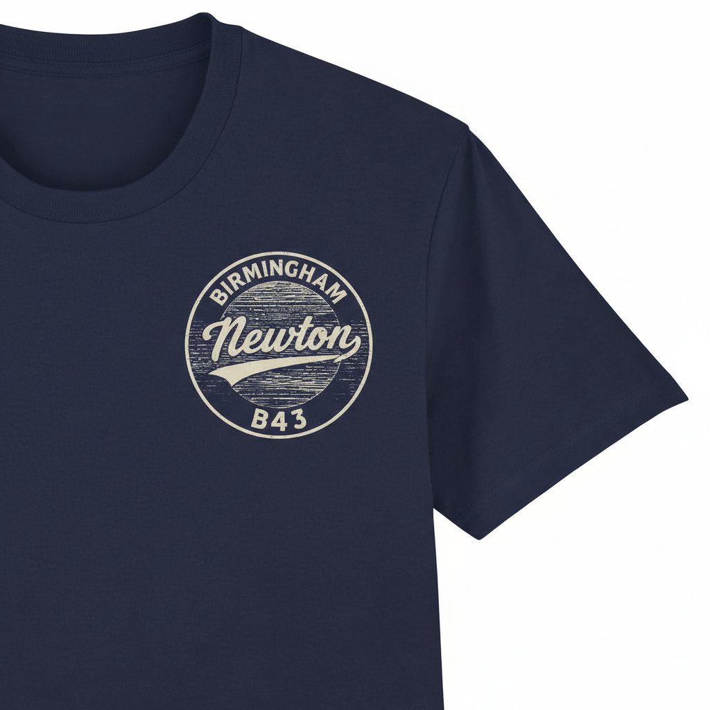 Newton - T-Shirt - B43 Vintage Stamp Design